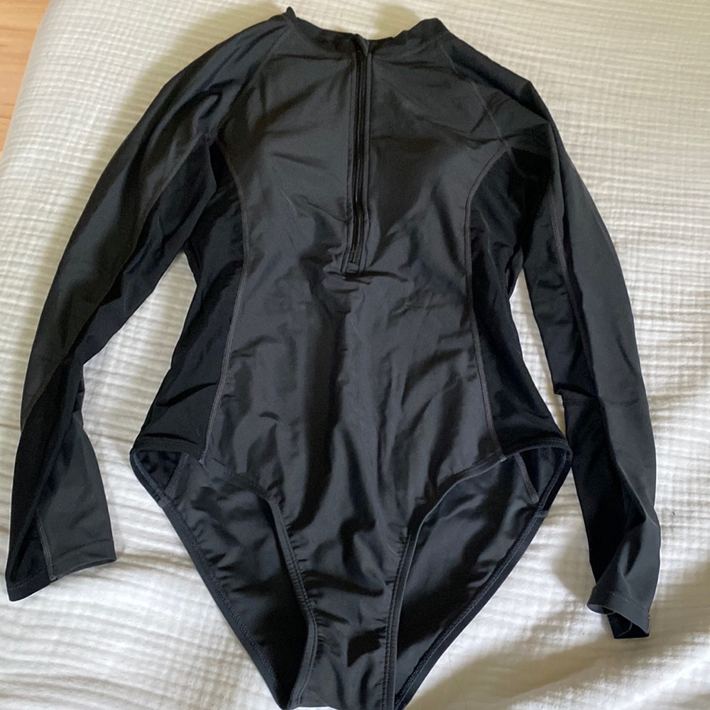 One Piece Long Sleeve Swim Suit